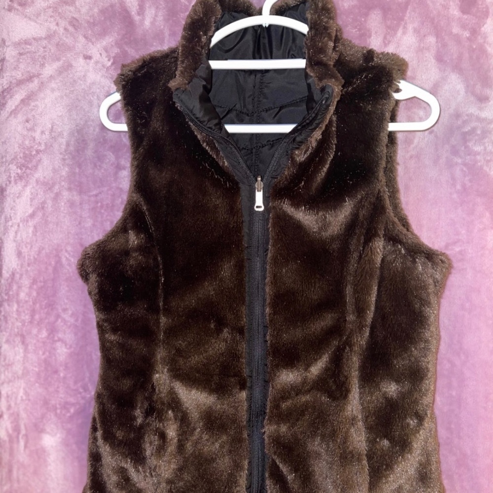 Reversible Brown Vest